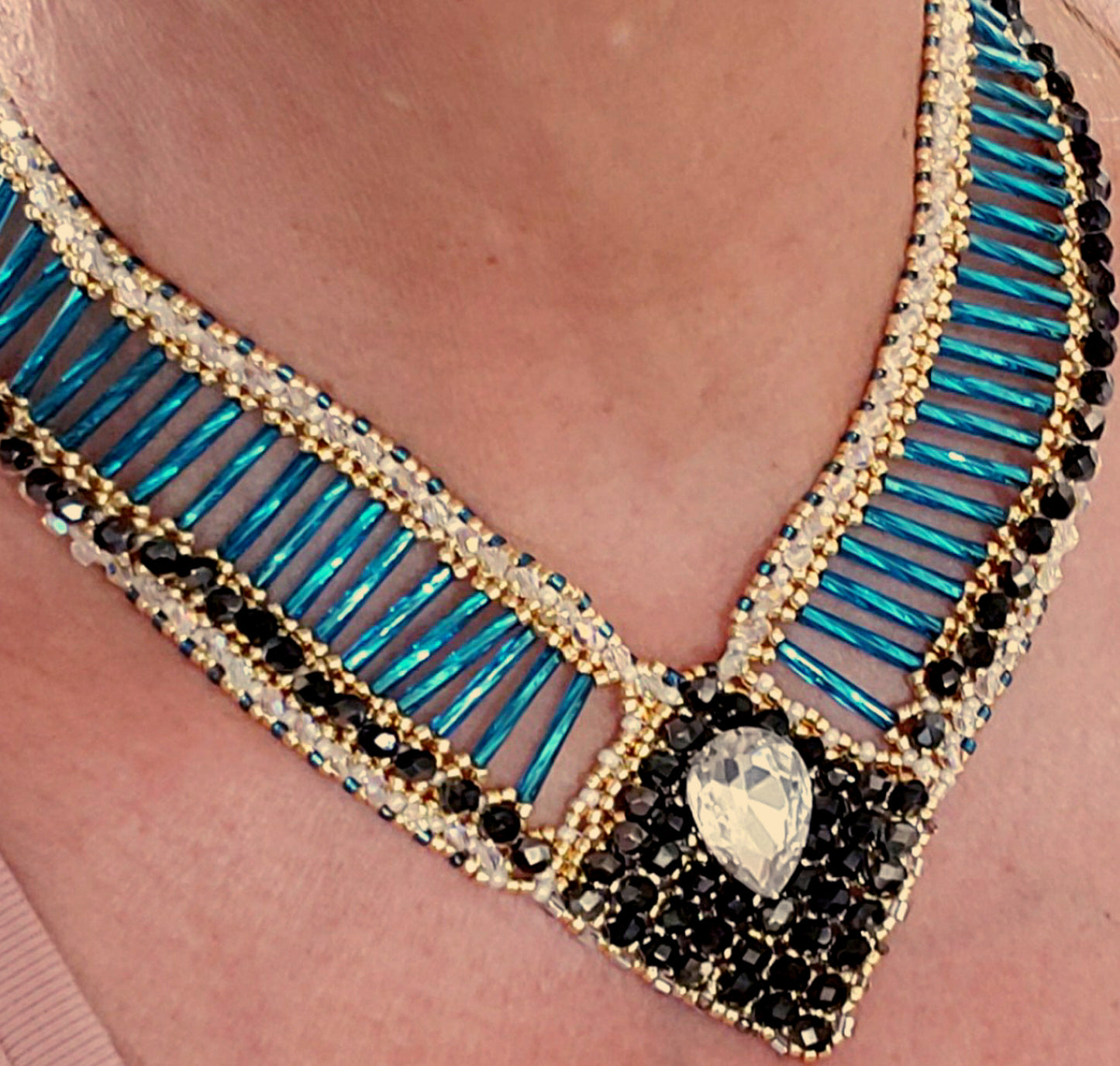 V-Neck Cleopatra Necklace